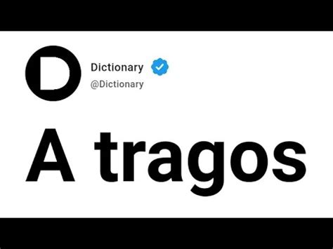 tragos translation|Tragos Meaning .